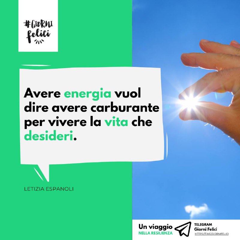Accendi ora la tua vitalità