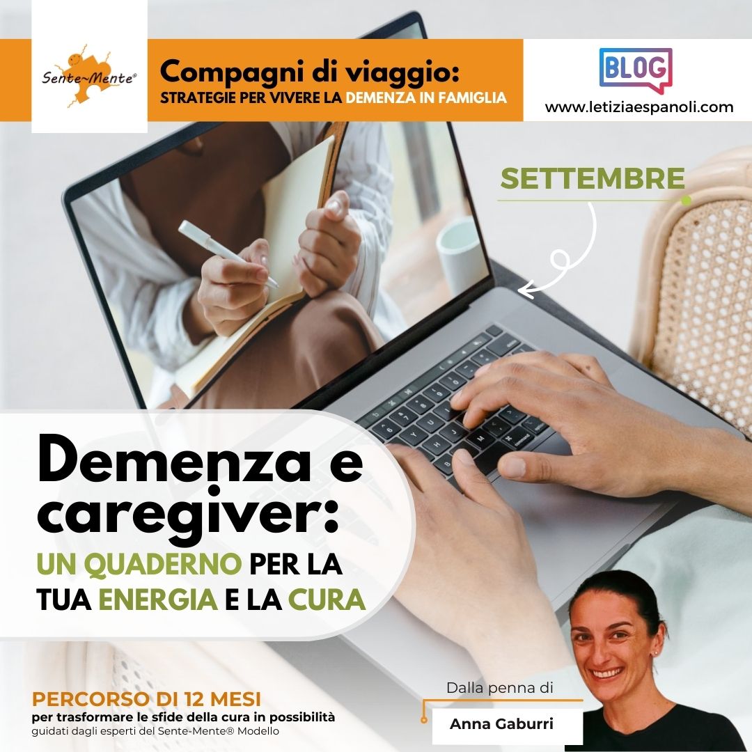 Demenza e caregiver: un quaderno per la tua energia e la cura