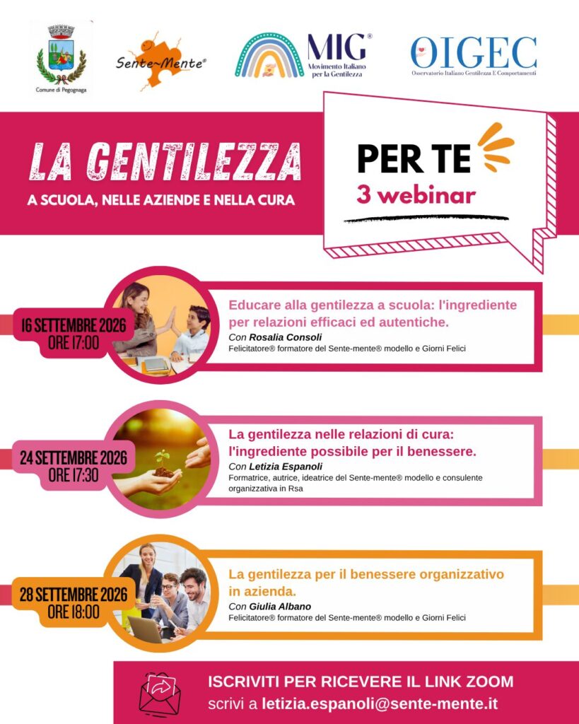 Immagine di locandina con i titoli dei tre eventi e con indicazioni per iscriversi